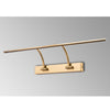 Powderham 755mm 14W Antique Brass Adjustable LED Picture Light
