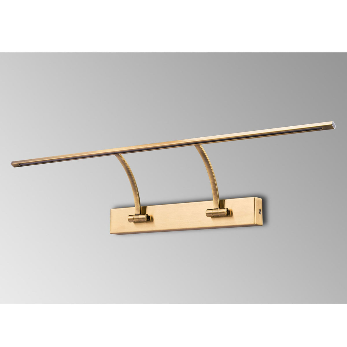 Powderham 755mm 14W Antique Brass Adjustable LED Picture Light