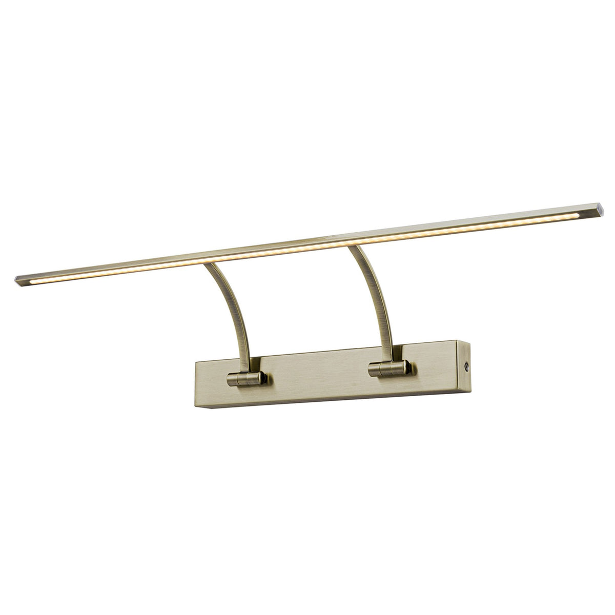 Lumiere Powderham 755mm 14W Antique Brass Adjustable LED Picture Light