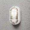 Elmas IP44 Exterior Bulkhead Wall Light in White
