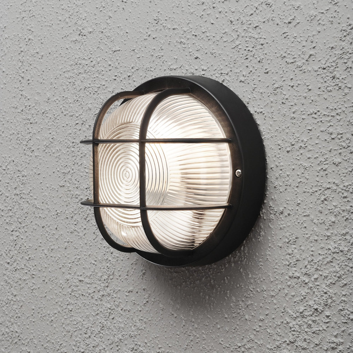 Mantova IP44 Exterior Bulkhead Wall Light in Black