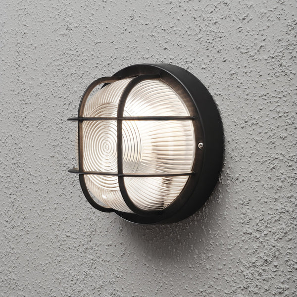 Mantova IP44 Exterior Bulkhead Wall Light in Black