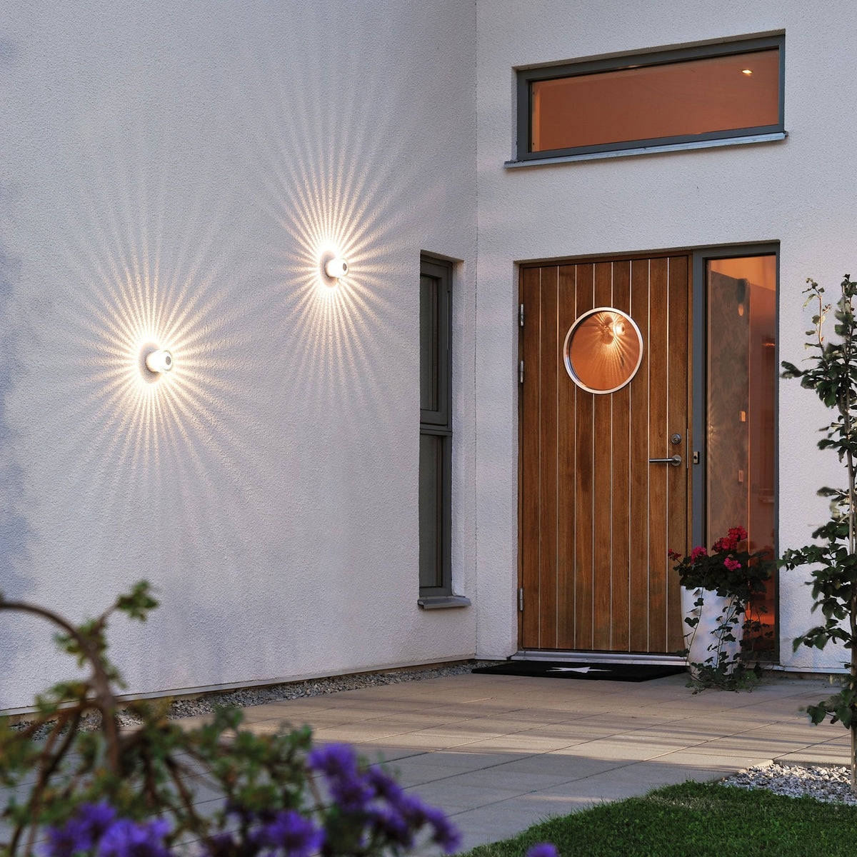 Monza IP54 Outdoor 3W LED Wall Light in Anodised Aluminium