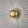 Monza IP54 Outdoor 3W LED Wall Light in Brass Finish