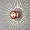 Monza IP54 Outdoor 3W LED Wall Light in Copper Finish