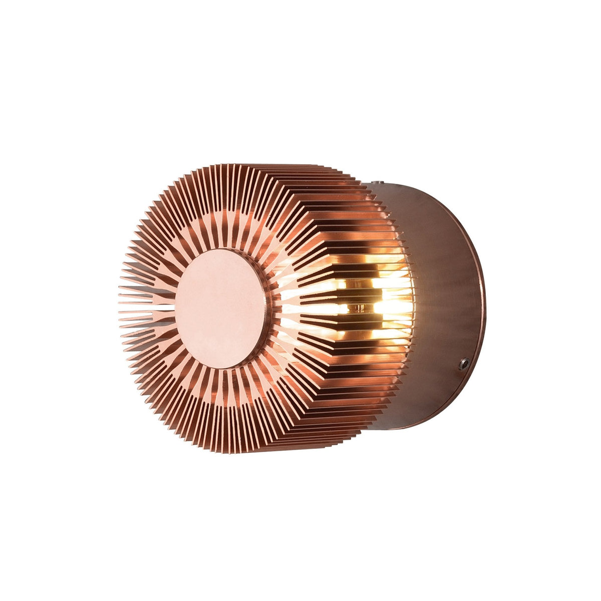 Monza IP54 Outdoor 3W LED Wall Light in Copper Finish
