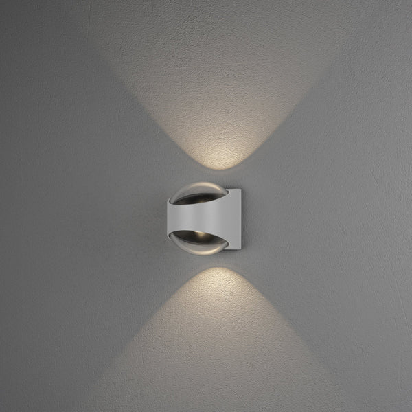 Bitonto IP54 Twin 5.5W LED Wall Light in White