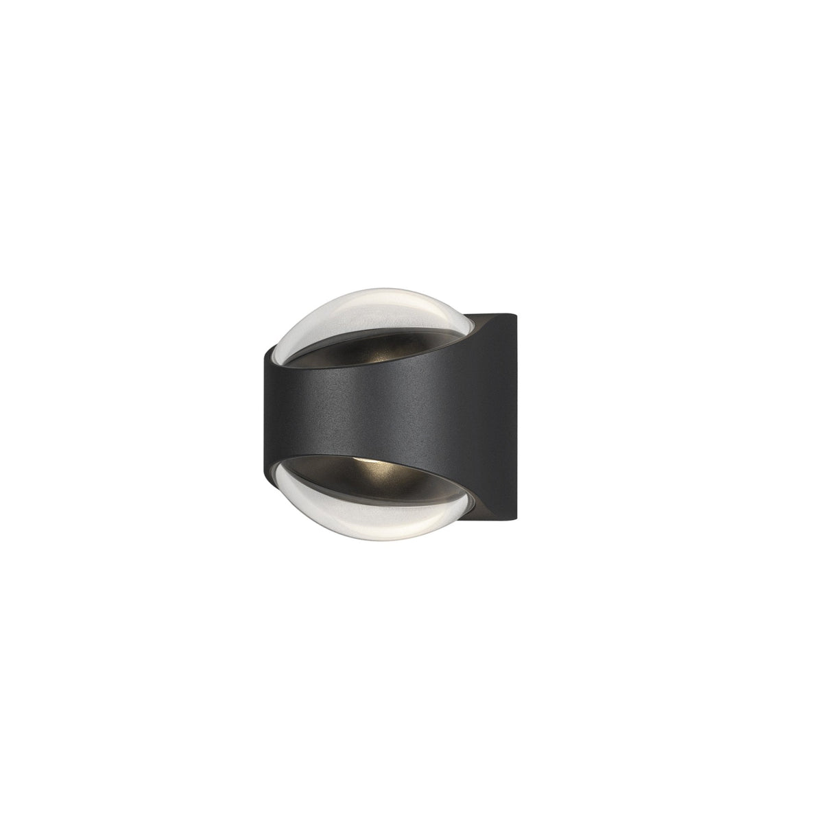 Bitonto IP54 Twin 5.5W LED Wall Light in Dark Grey