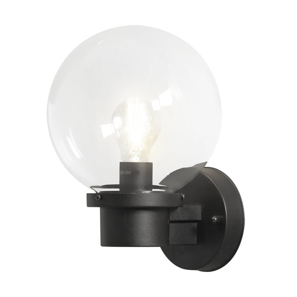 Nemi IP44 Outdoor Wall Light in Black