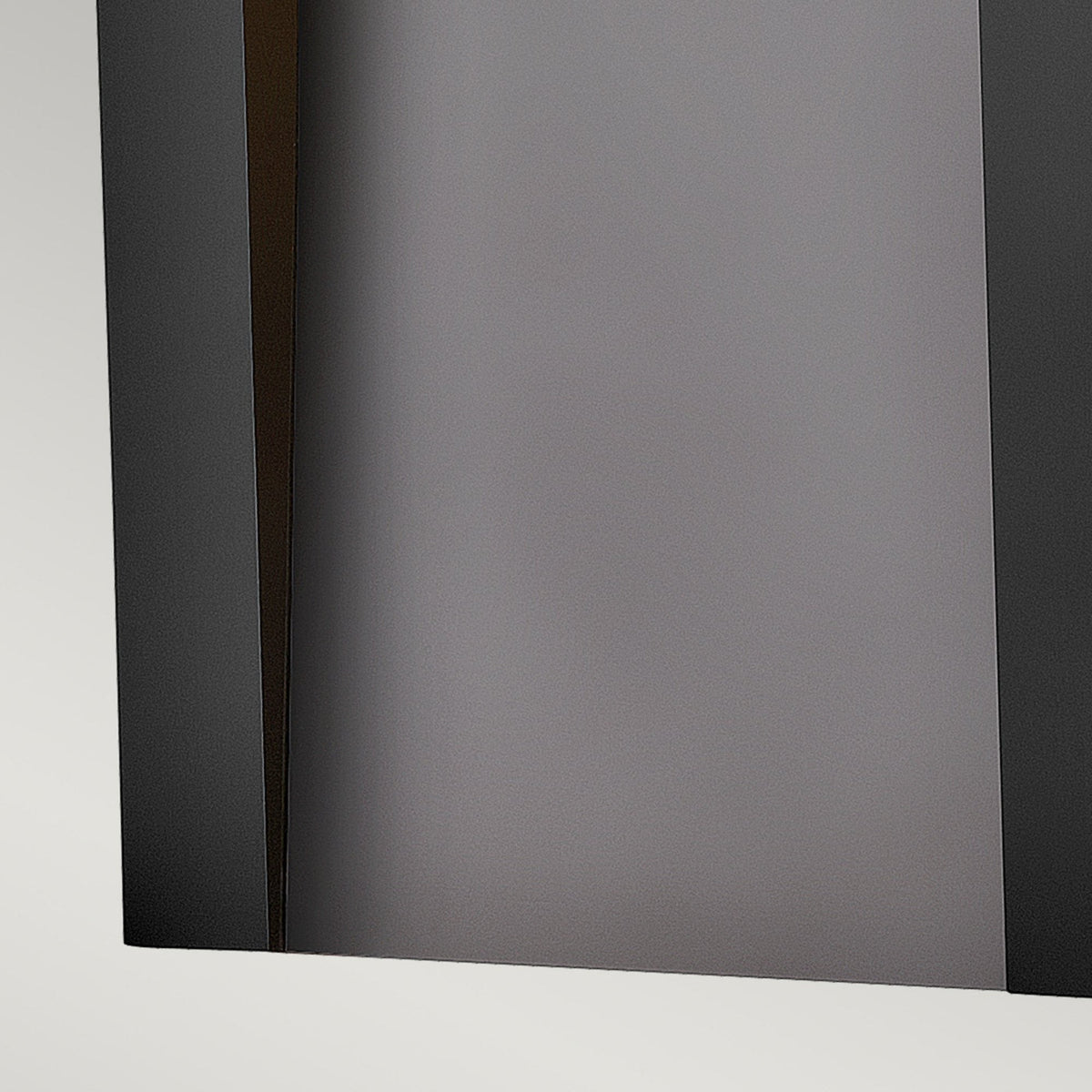 Taper Large Coastal LED Wall Light in Textured Black