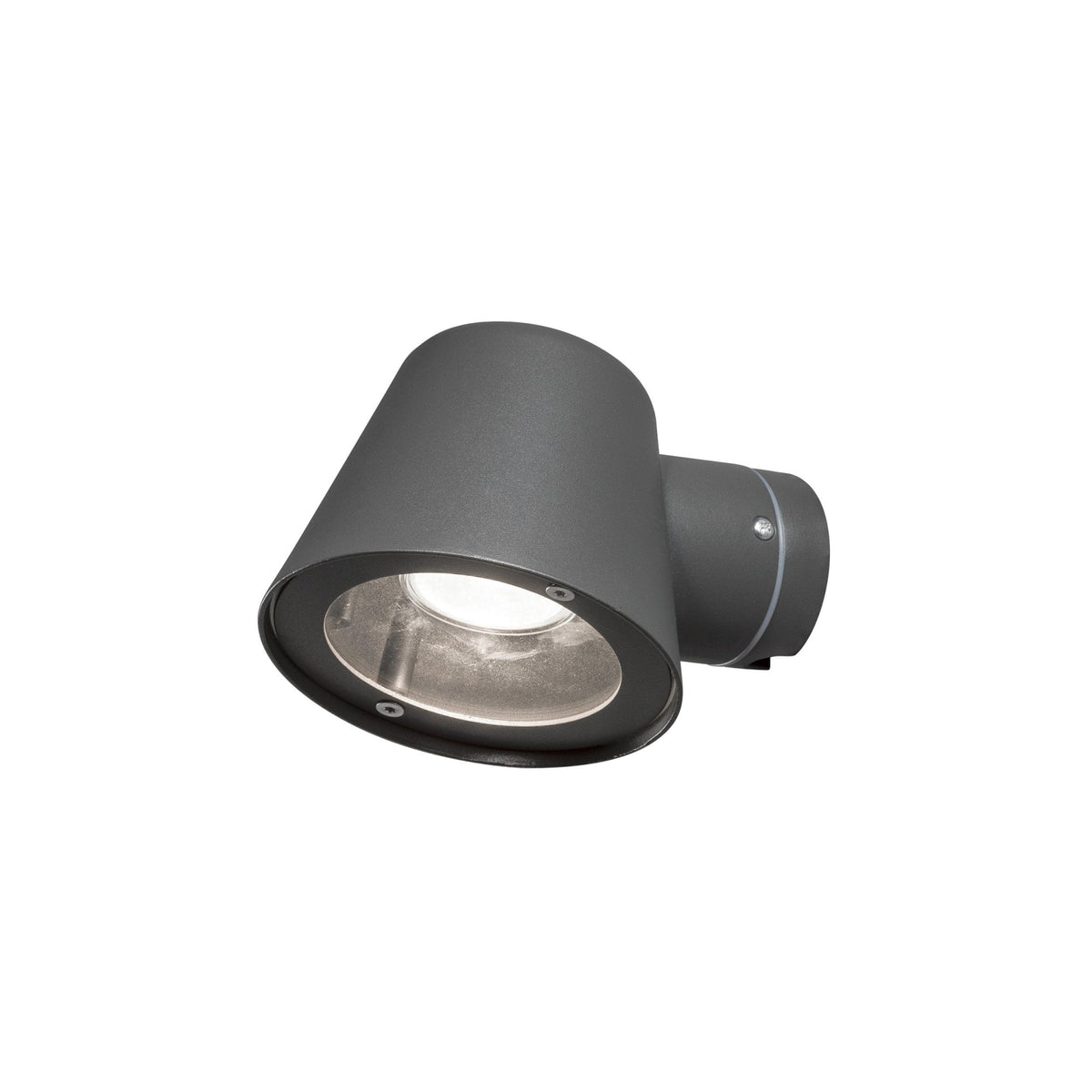 Trieste Outdoor IP44 Mast GU10 Wall Light in Anthracite