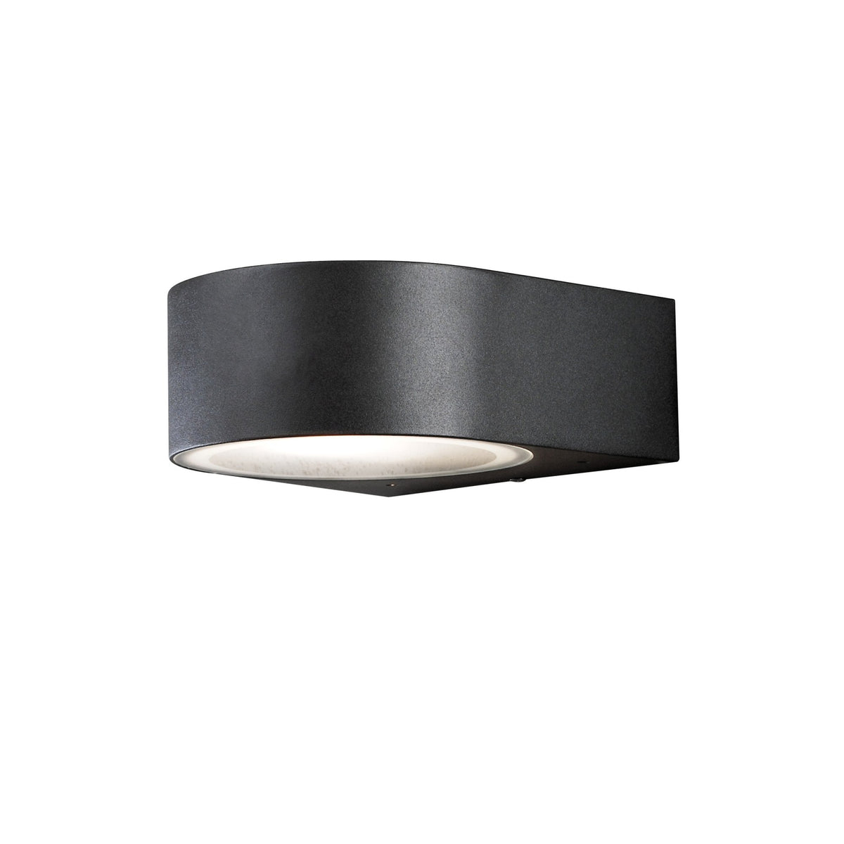 Teramo IP44 Outdoor E27 Up and Down Wall Light in Black
