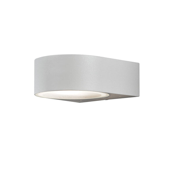 Teramo IP44 Outdoor E27 Up and Down Wall Light in Grey
