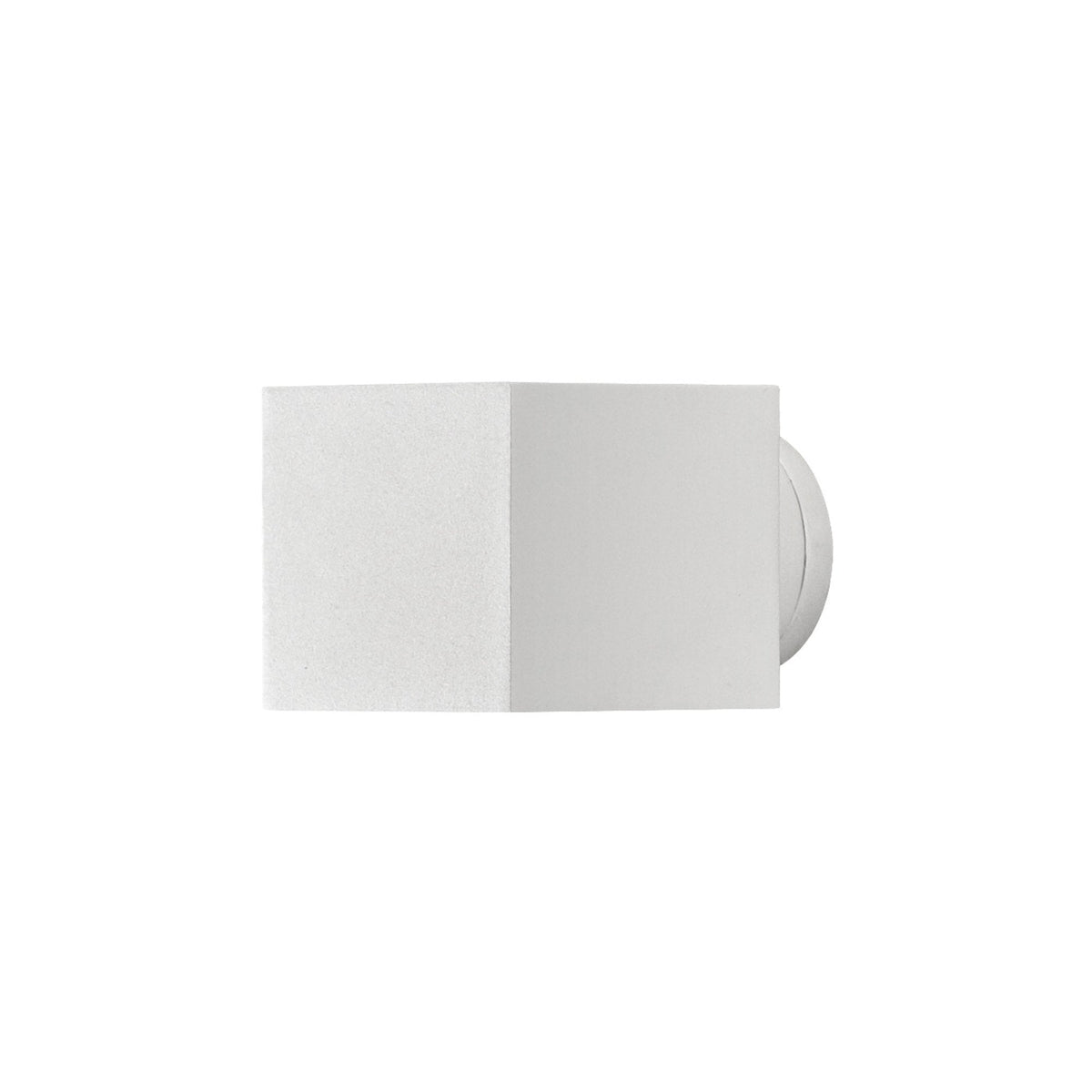 Modena Square IP44 Outdoor G9 Up and Down Wall Light in White