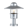 Klampenborg Pedestal Light in Silver with PIR