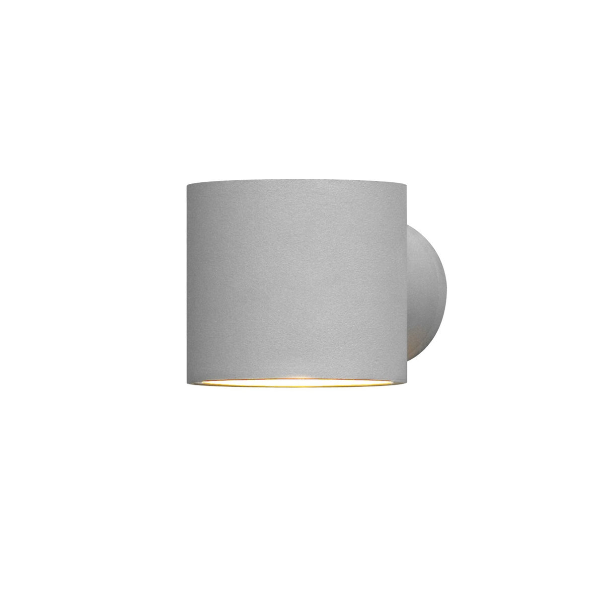 Modena Round IP44 Outdoor G9 Up and Down Wall Light in Grey