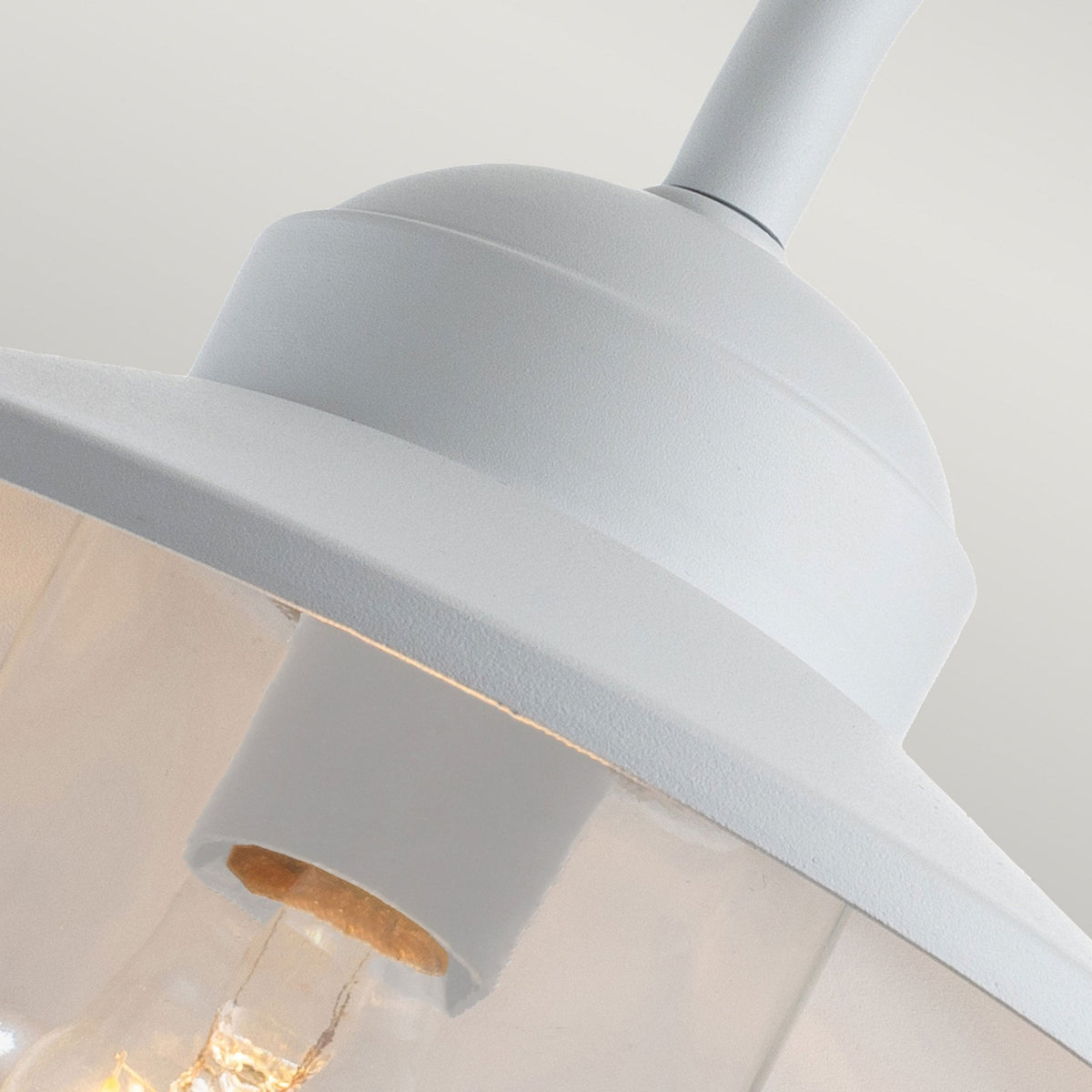 Klampenborg Wall Light in White with PIR