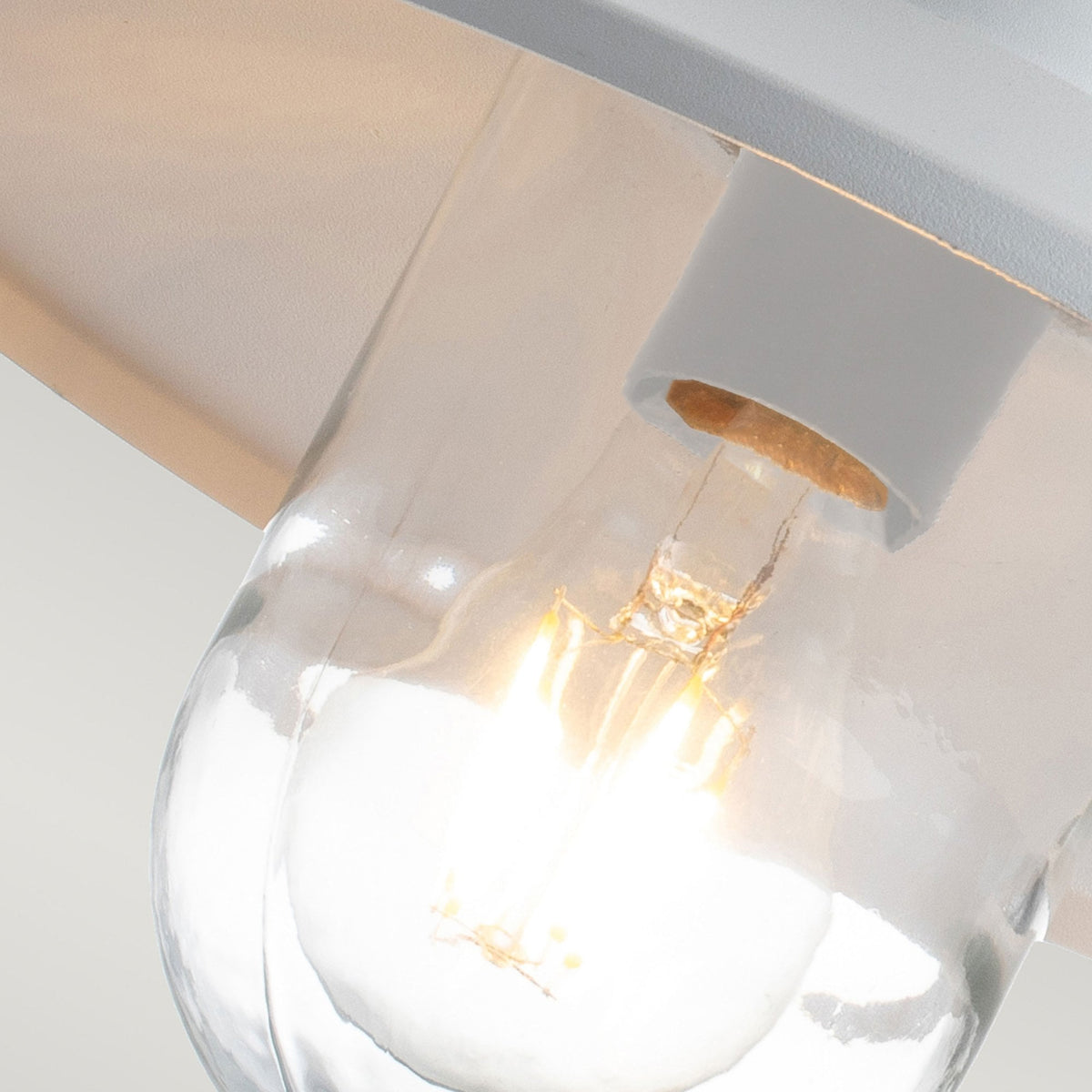 Klampenborg Wall Light in White with PIR