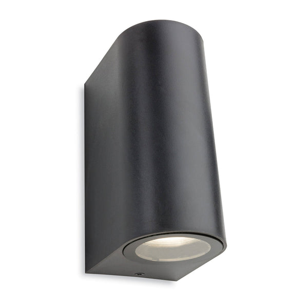 Ace Coastal IP54 Up and Down Wall Light in Graphite