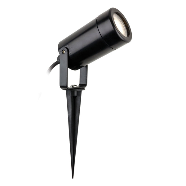 Tulsa Coastal IP44 Wall or Spike Light in Black