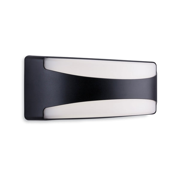 Santos Coastal IP65 LED Wall Light in Black