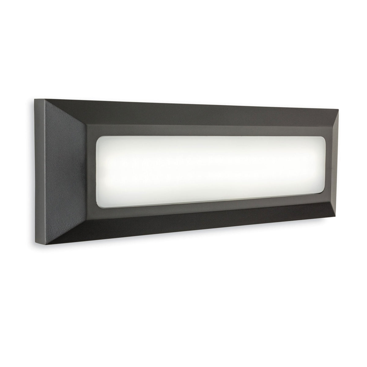 Shine Coastal IP65 LED Low Level Wall or Step Light in Graphite
