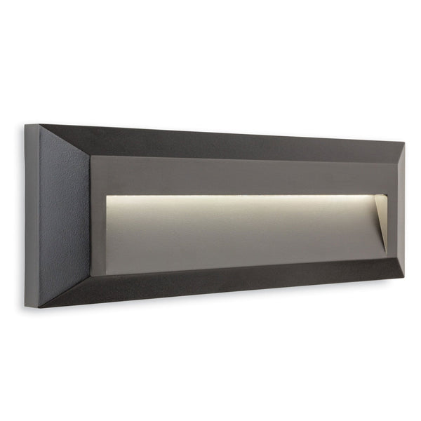 Shine Down Coastal IP65 LED Low Level Wall or Step Light in Graphite