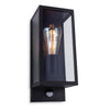 Dallas PIR Exterior IP44 Wall Light in Black