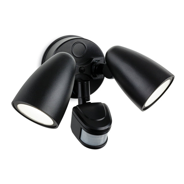 Twin Security IP54 LED PIR Wall Light in Black