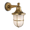 Nautic Solid Brass IP64 Wall Light in Brass