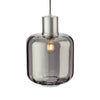 Eton Pendant Light in Aluminium with Smoked Glass