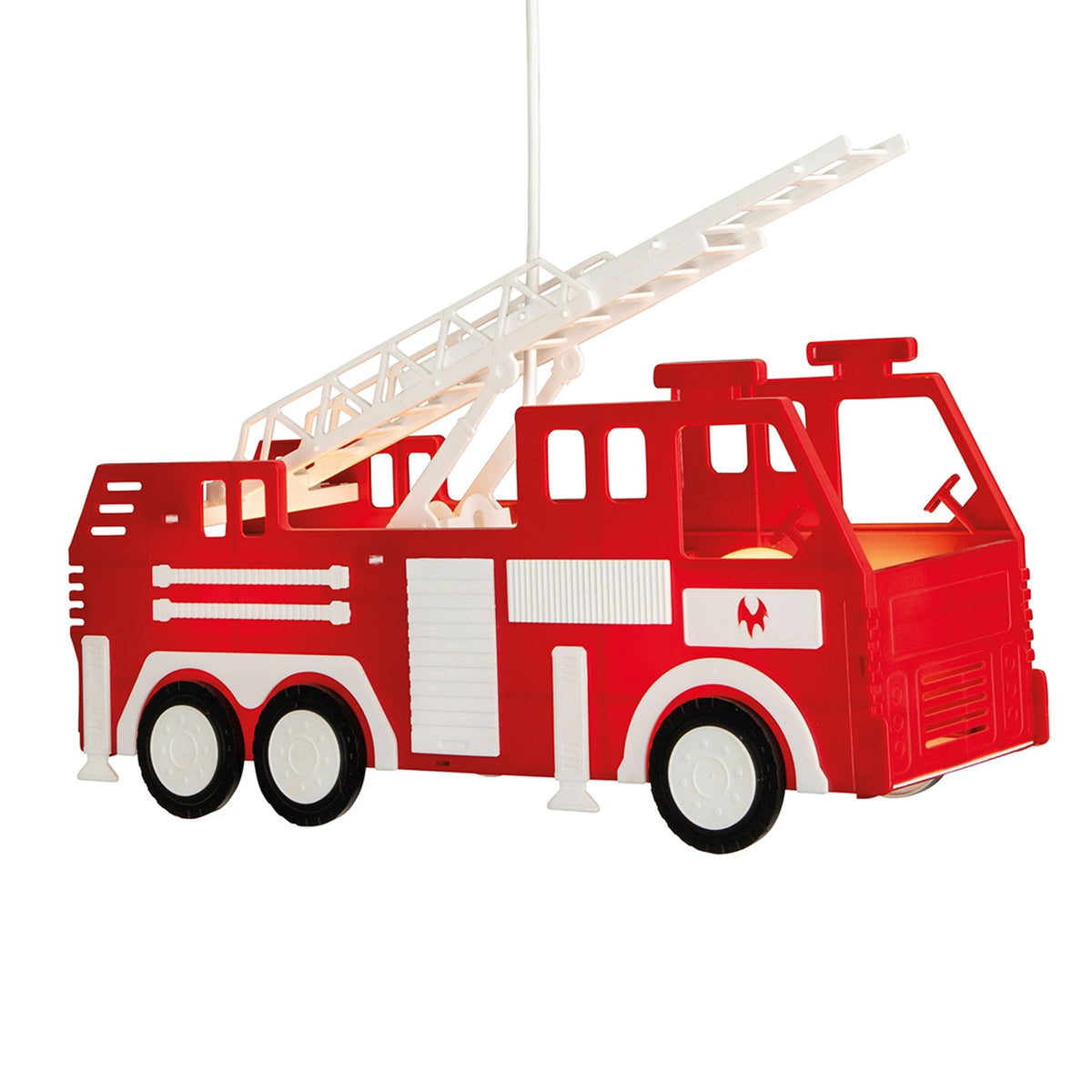 Childrens Fire Engine Pendant Light