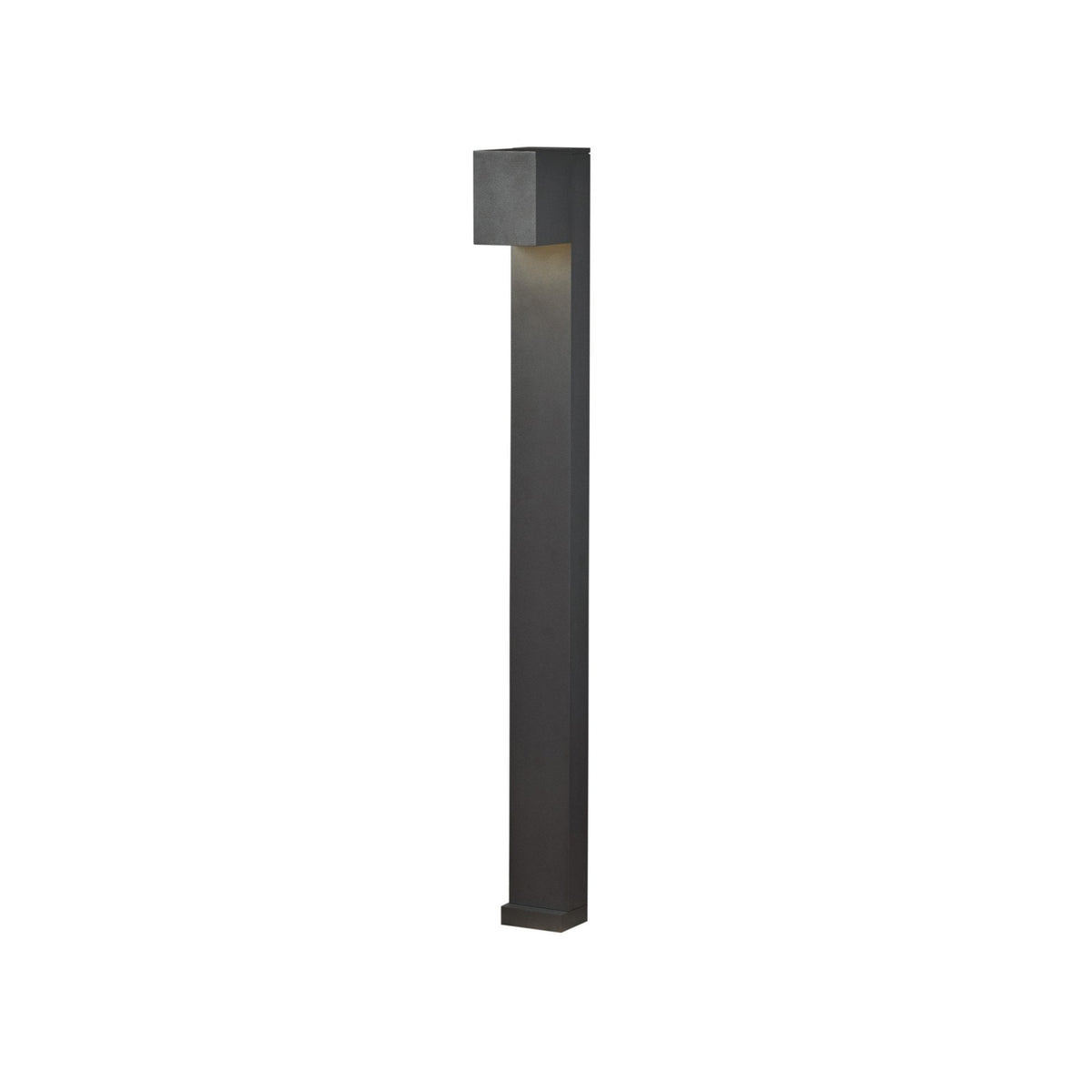 Cremona Sleek IP54 Adjustable Beam 8w LED Post light in Dark Grey