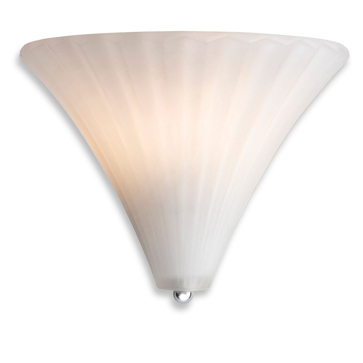 Dawn Glass Wall Light with Opal Glass