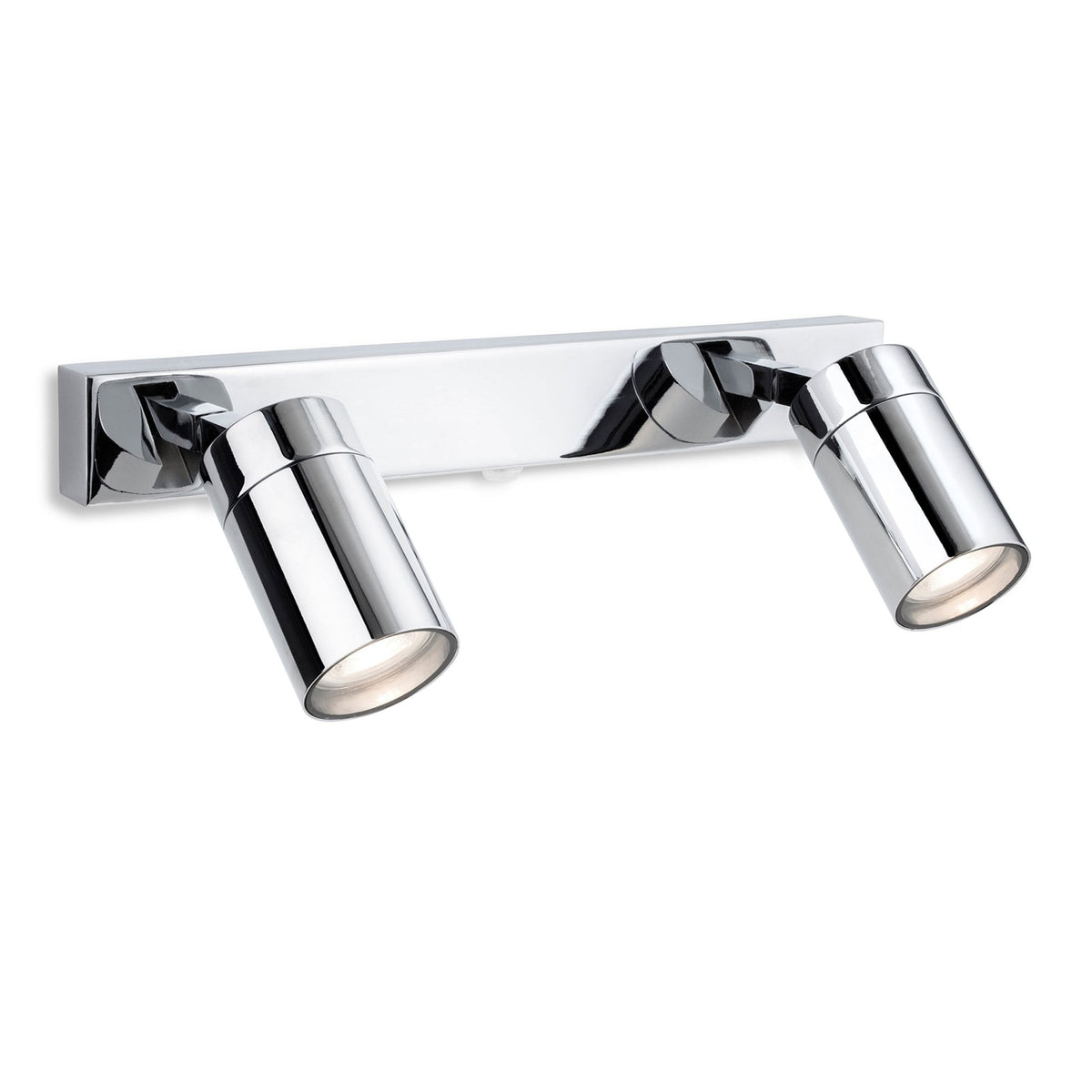 Pinnacle IP44 Switched Double Bar Spotlight in Chrome