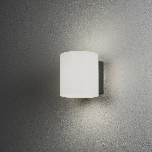 Foggia IP54 Outdoor 10w LED Wall Light in Anthracite