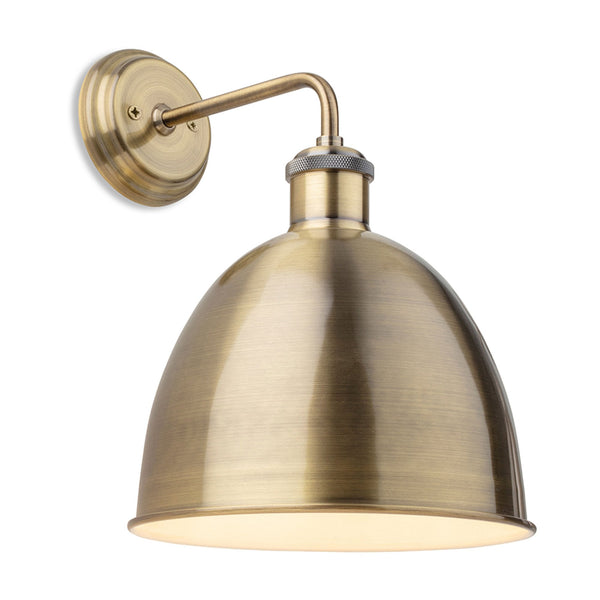 Genoa Wall Light in Antique Brass