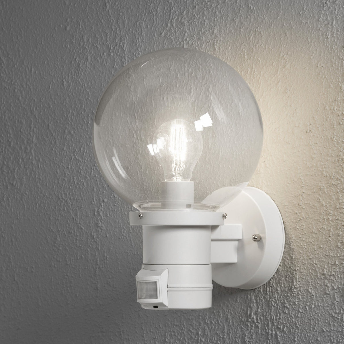 Nemi IP44 Outdoor PIR Wall Light in White