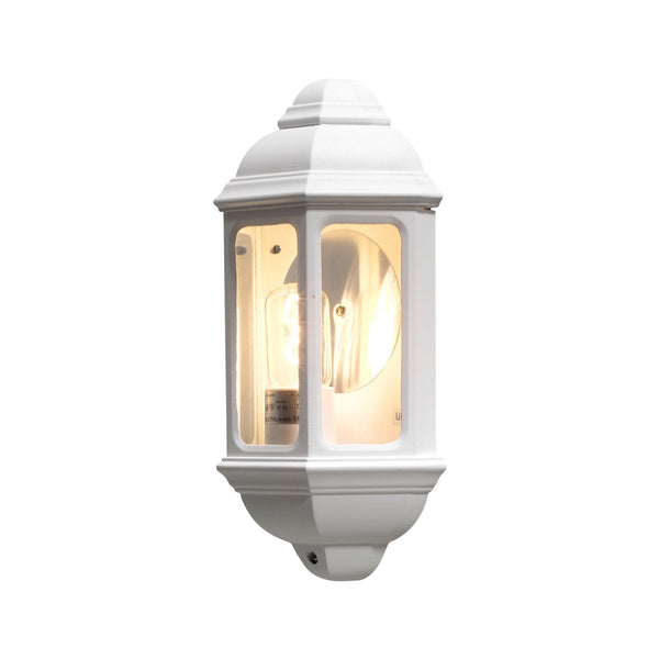 Cagliari IP43 Outdoor E27 Wall Light in White