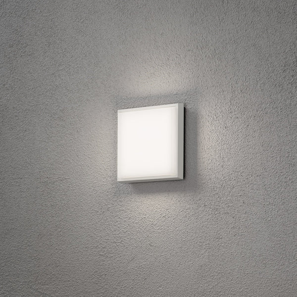 Cesena Square Outdoor IP54 10w LED Ceiling or Wall Light In White
