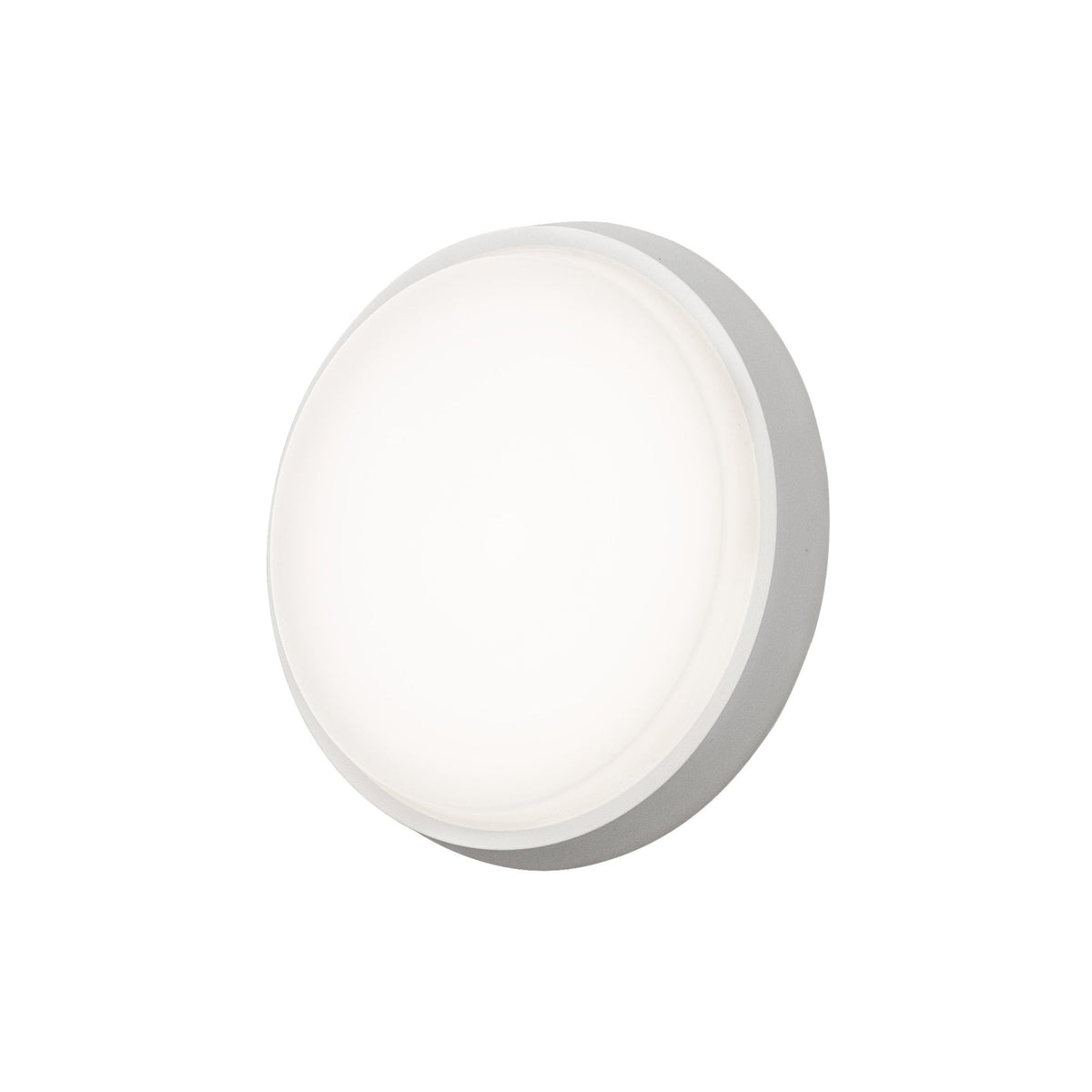 Cesena Round Outdoor IP54 10w LED Ceiling or Wall Light In White