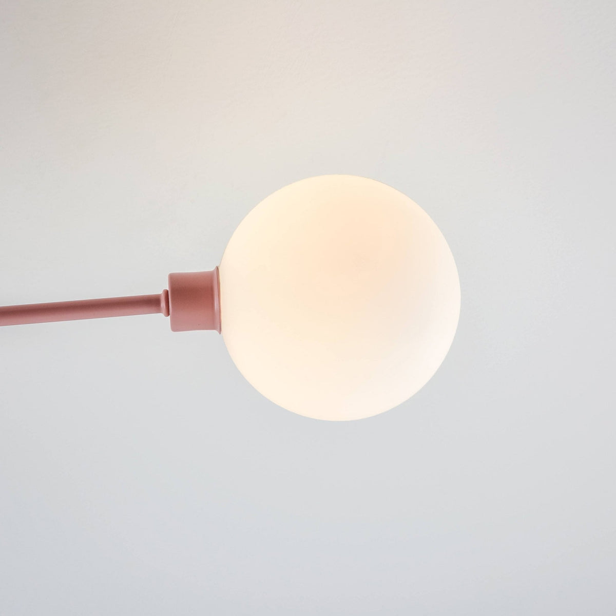 Alyssa IP44 Three Lamp G9 Semi Flush in Pink