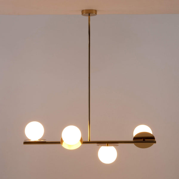 Adore Four G9 Light IP44 Pendant in Brass
