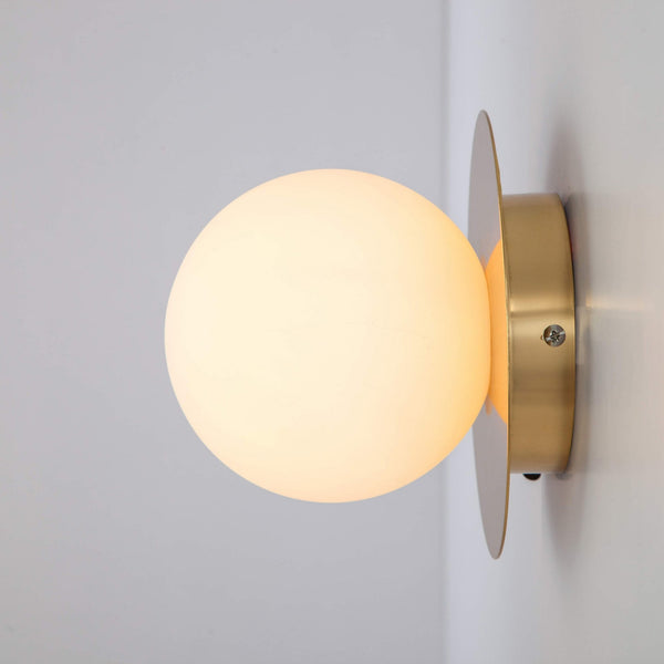 Adore G9 Single IP44 Wall Light in Brass