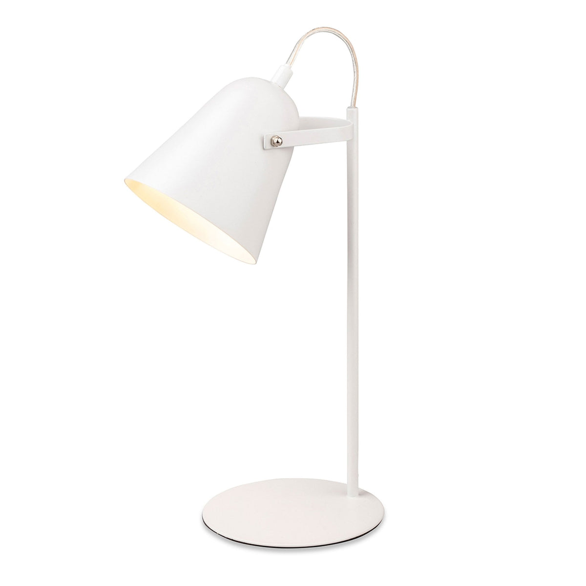 Bella Task Table Lamp in White