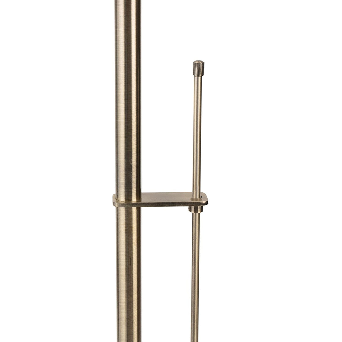 Madrid Dimmable LED Floor Lamp in Antique Brass