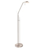 Madrid Dimmable LED Floor Lamp in Brushed Steel