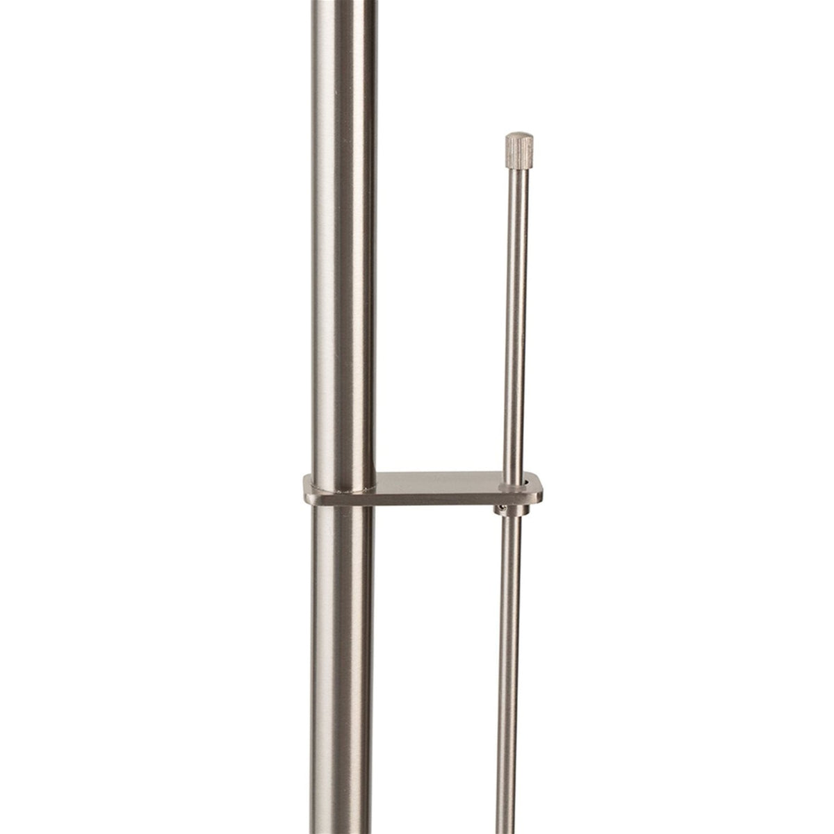 Madrid Dimmable LED Floor Lamp in Brushed Steel