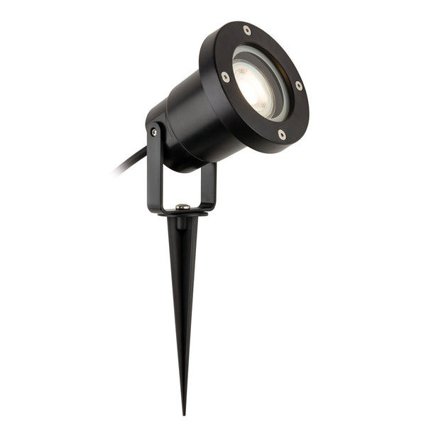 Monza Coastal IP54 Wall or Spike Light in Black