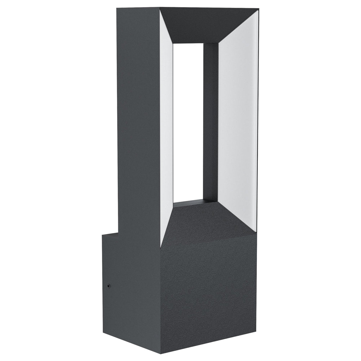 Riforano IP44 LED Exterior Wall Light in Black